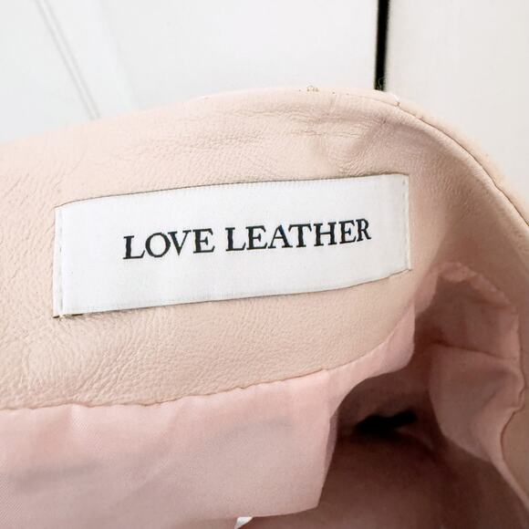 Love Leather Pink Quilted Mini Skirt (Size Small) - Picture 8 of 9